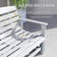 Double chaise berçante, banc oscillant attrayant