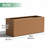 Metal Planters Box– Rectangular Large Brown Planter for Outdoor Plants and Garden Use,Sleek Planter Box with Drainage Holes ,Vegetables and Flowers-438762095-438762094