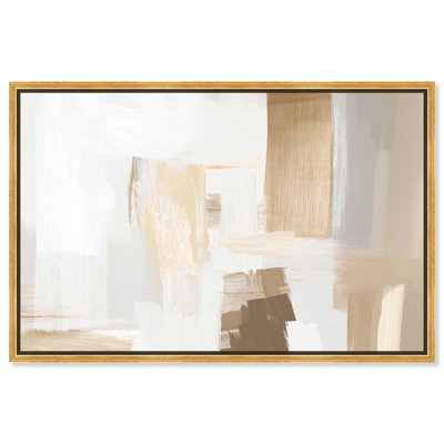 Art Remedy Neutral Abstracts Canvas Tactile Textures I