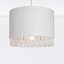 23cm H Fabric Drum Pendant Shade-726260175