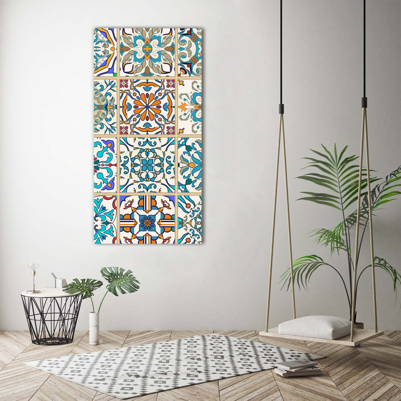 Ceramic Tiles - Wrapped Canvas Print