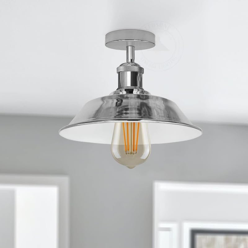 Semi Flush Mount, Chrome