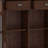 Artisan 36"W Solid Wood Transitional Entryway Storage Cabinet with Glass Doors and Adjustable Shelves