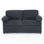 Grand canapé-lit convertible convertible avec coussins épais et rangement latéral, causeuse multifonctionnelle en chenille 3-en-1 pour le salon, la chambre à coucher ou le bureau.