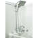 48'' x 28'' Walk-in Whirlpool Fiberglass Bathtub with Faucet