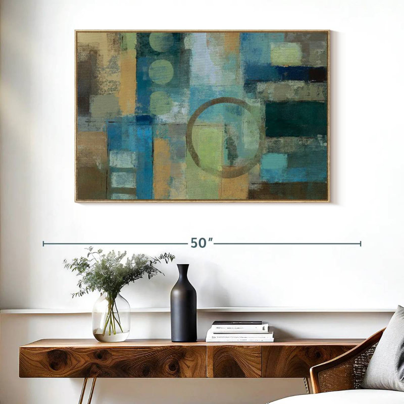 Point focal, Cadre flottant en bois naturel, 40 po x 27 po