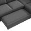 Canapé-lit modulaire 3 pièces avec lit gigogne Ginelie, canapé-lit moderne en L avec port de chargement USB, canapé modulaire-1655289086