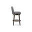 Upholstered Stool with Solid Wood Frame-2063492784