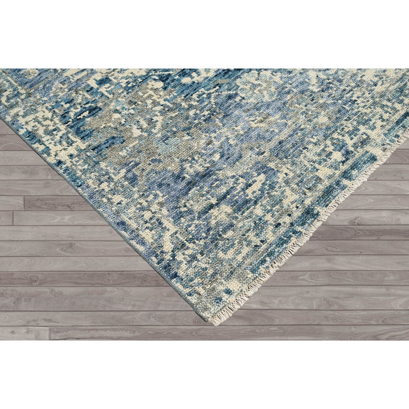 Tapis beige unique Munaf, 7'9'' x 9'10"