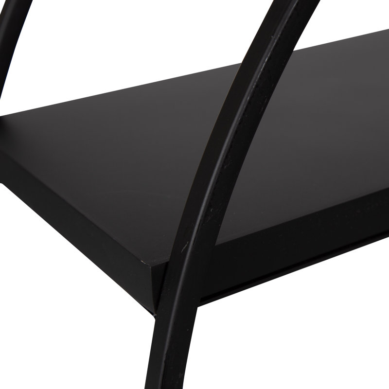 Tablette décorative 2 pièces Vasquez, Noir