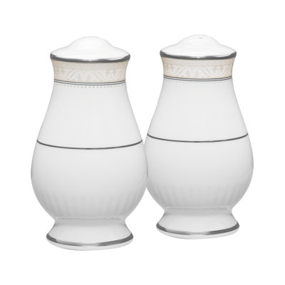 Ensemble poivre et sel Noritake Montvale Platinum, 3 1/2 po