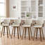 Modern Upholstered Swivel Counter Height Bar Stool-357218063