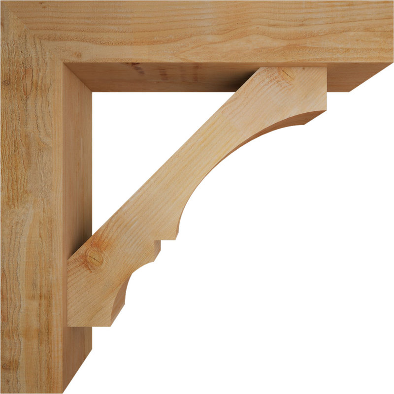 Support de bloc Balboa avec entretoise décalée, 38 x 38, Sapin Douglas de l 8 po (scié brut)