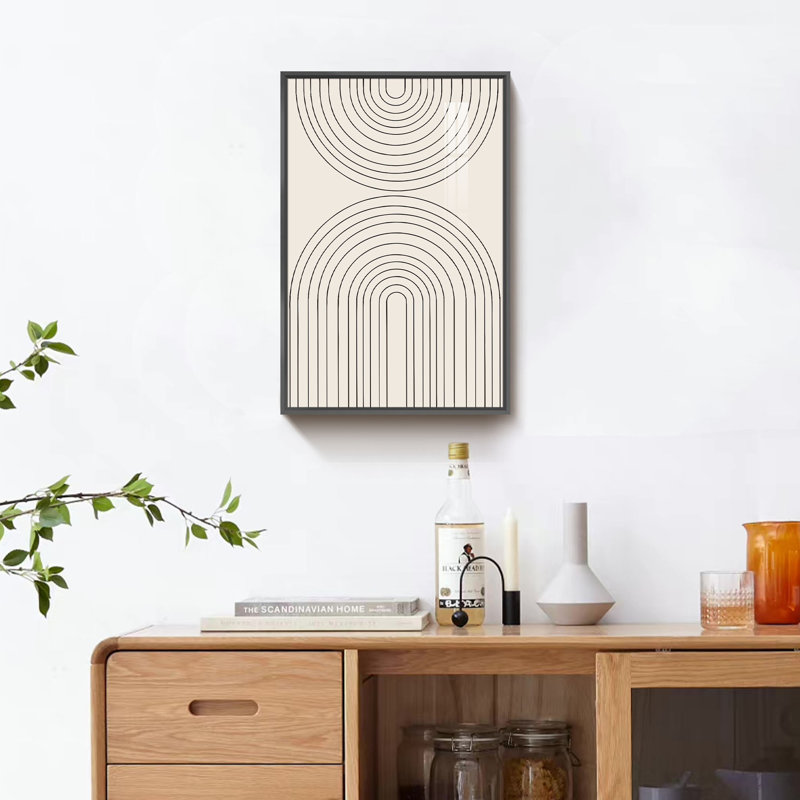 Boho - reproduction d'art sur toile, L 12 po x H 16 po, Noir