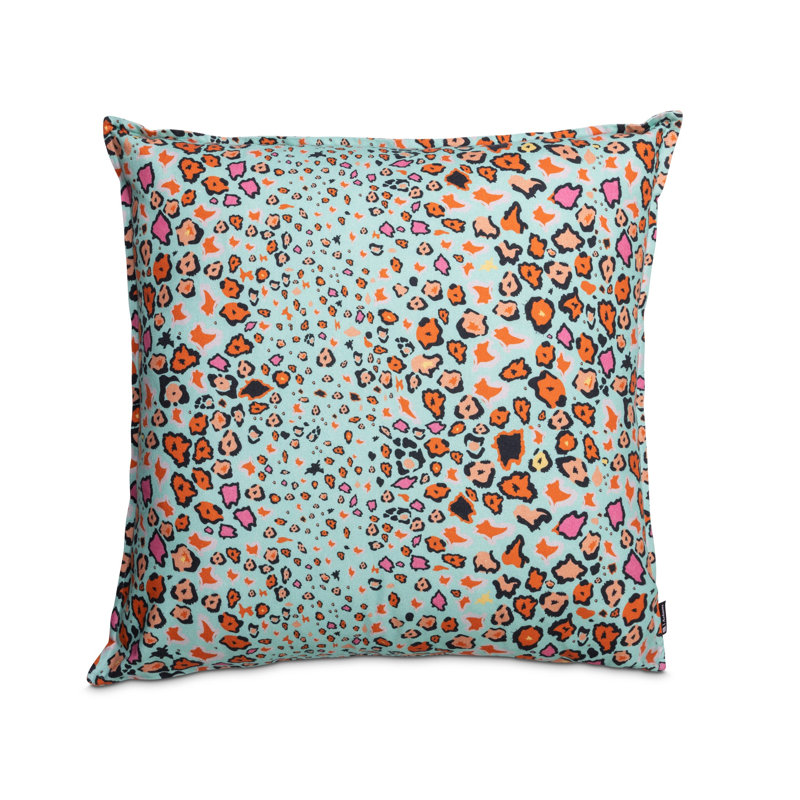 Leopard Lights - Linen, Kingfisher
