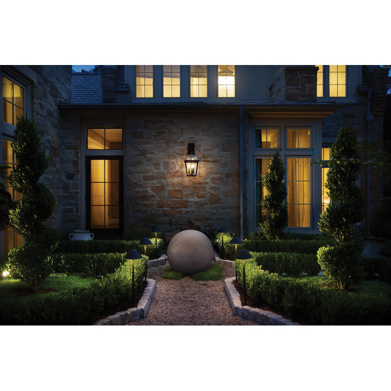 Nouvvelle 30.75" Three-Light Outdoor Wall Mount Lantern