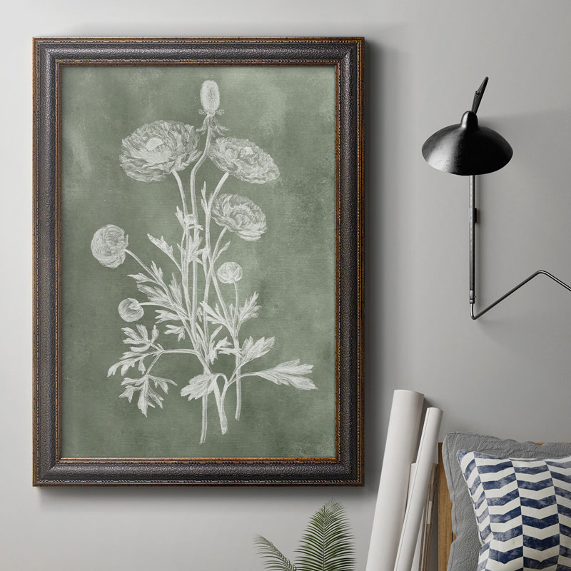 «Sage Impressions I», reproduction sur toile encadrée, H 20 po x l 16 po x P 2,5 po
