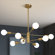 Ariyona 8-Light Dimmable Modern Sputnik Sphere Chandelier