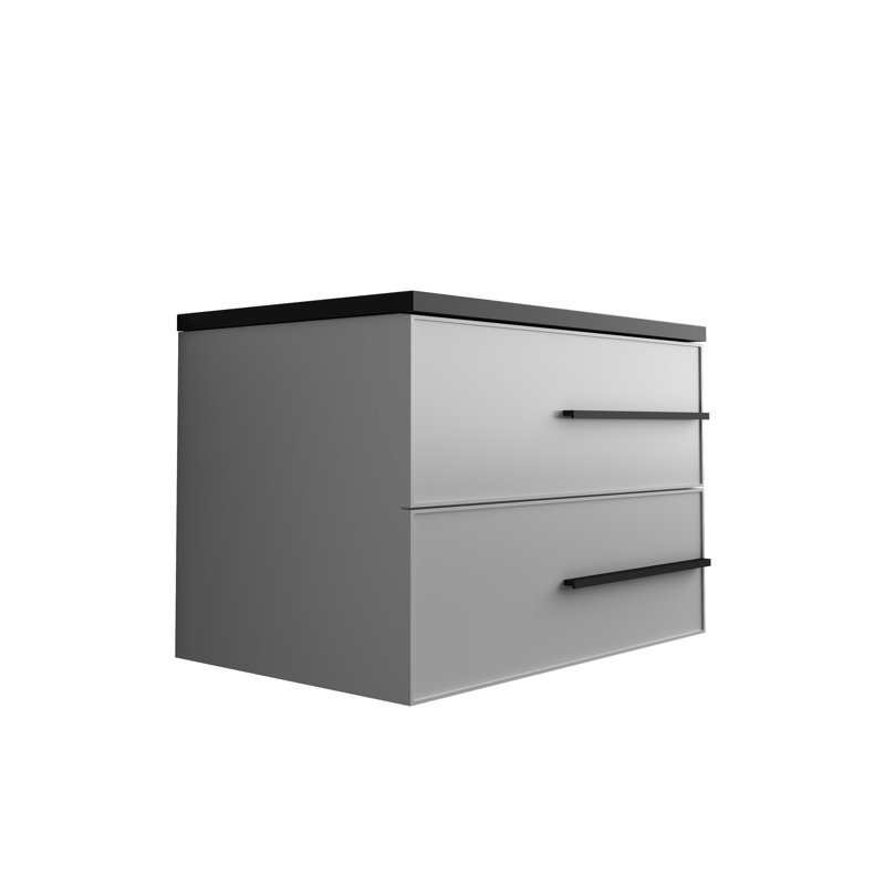 30" Wall-Mounted Single Bathroom Vanity Set