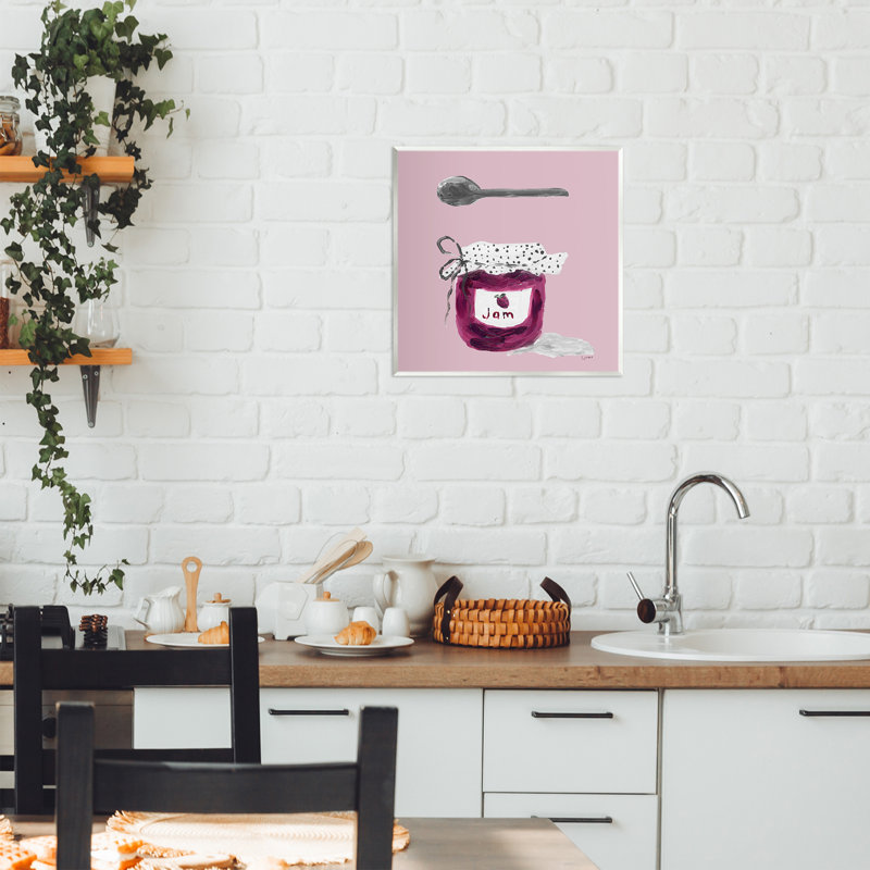 Plaque murale Jam Jar over Blush, design par Lucille Price