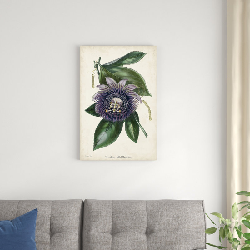 Prune fleur de la passion, H 30 po x l 20 po x P 1,25 po
