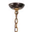 38" Wide Fleur-De-Lis Inverted Pendant