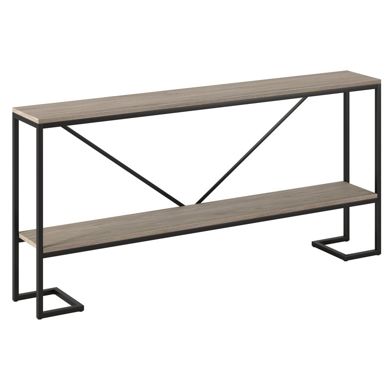 162.5cm Console Table, Grey Wash