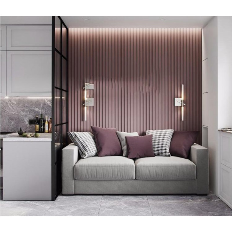 15 cm x 238 cm 3D Wall Panel (1-pack), Red Mahogany