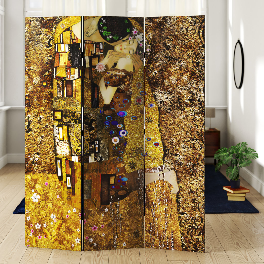 Golden Kiss Room Divider