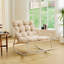 Chaise berçante d'extérieur avec coussin pour salon, chambre à coucher, salle de lecture-264508692-264508694