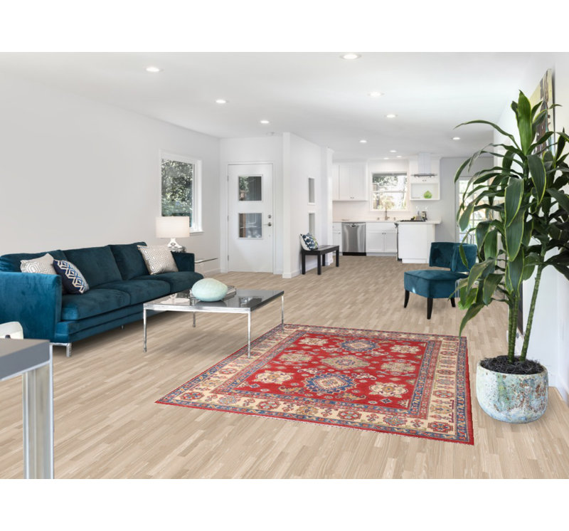 Tapis oriental fait à la main Kazak 5 x 6