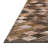 Avahlynn Patchwork Machine Woven Chenille Area Rug in Brown-297831747