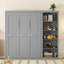 Lit escamotable mural avec tablettes Murphy-1621071861-1621071863
