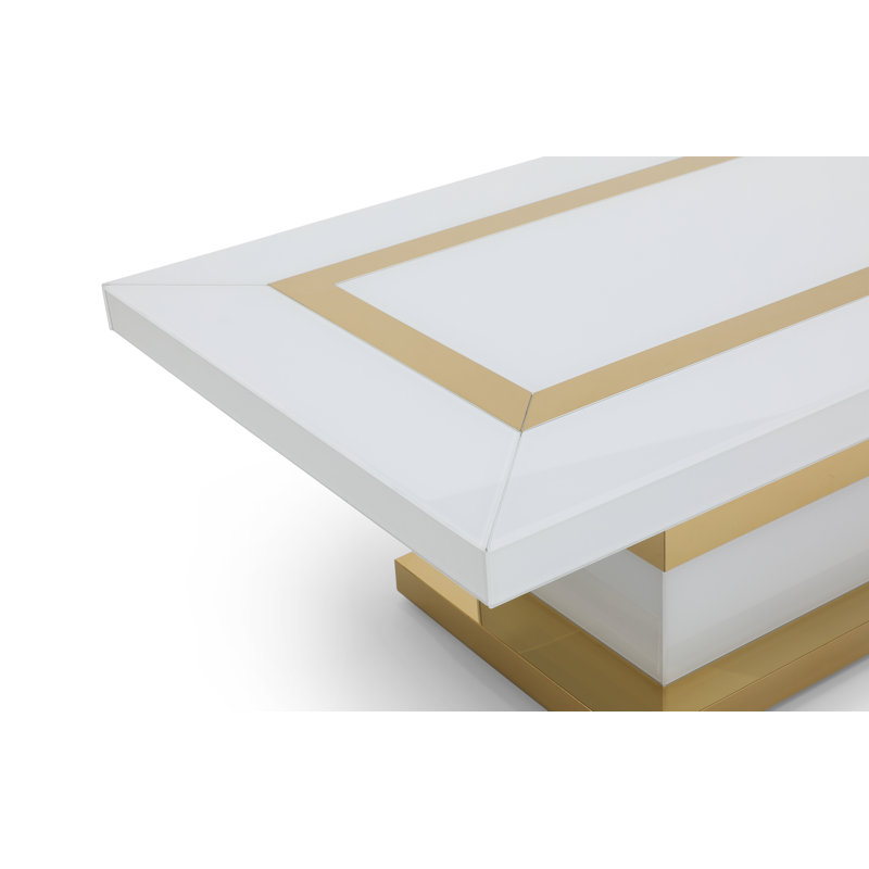 Cantres Glass Top Single Coffee Table