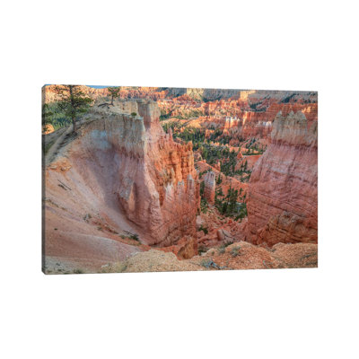 Peering Through Bryce Canyon by Bill Sherrell - Wrapped Canvas Print