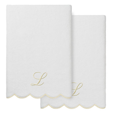 Ensemble de serviettes de bain personnalisables 100% coton turque ADORNIA 2PC