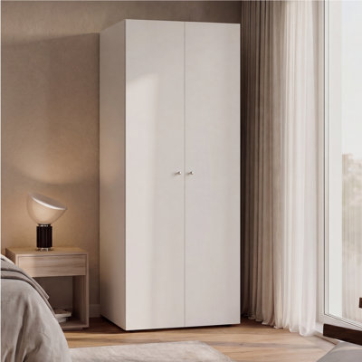 Armoire à 2 portes Home, système de penderie et tablette de rangement Home