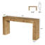 Table d'appoint en bois, table de couloir au design minimaliste, console-1274467950