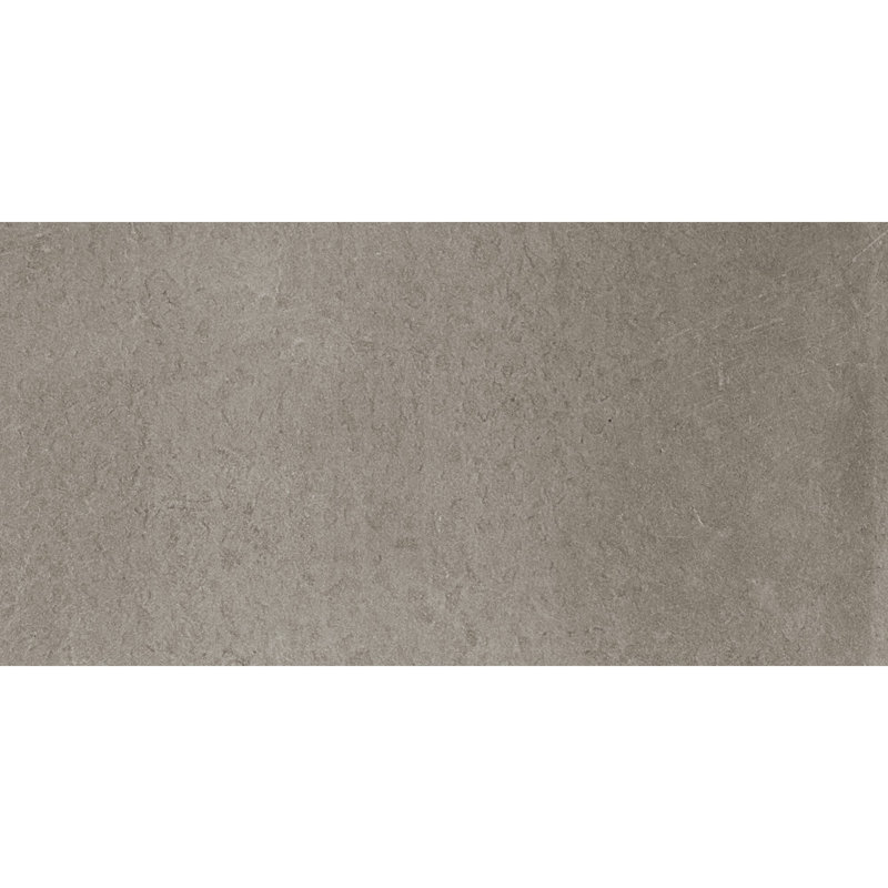 High Street Semi-Polished 12'' W x 24'' L Porcelain Concrete Look Singular Tile, Taupe