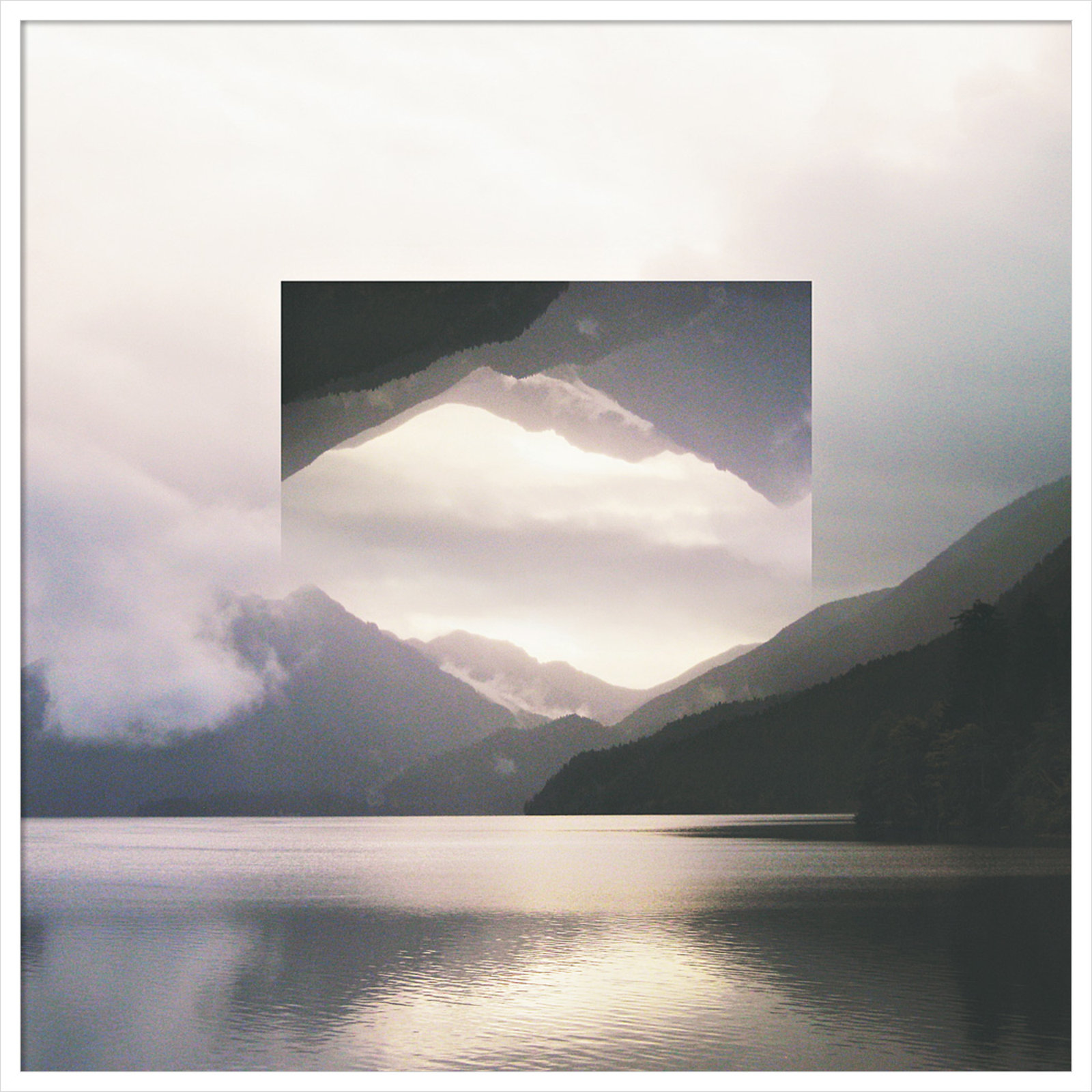 Reflected Landscape II Photo Print, White, 41" H x 41" W x 1" D
