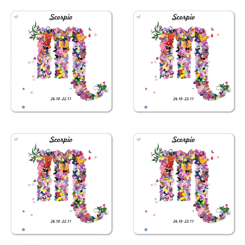 Sous-verre constellations zodiac