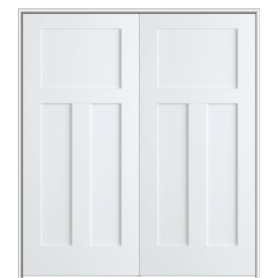 Paneled Solid Manufactured Wood Standard Door