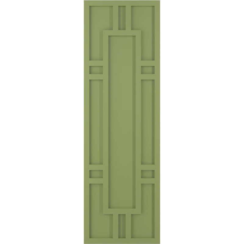 Volets en PVC True Fit Hastings, 12", 25", Vert mousse
