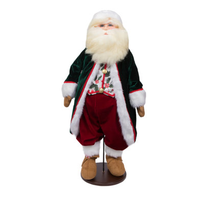 Poupée du Père Noël avec support