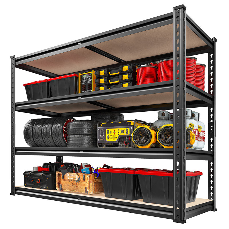 20"D X 40"W Shelving Unit Loads 2000Lbs, Heavy Duty Garage Shelving,  Adjustable Metal Storage Shelves, 60" H x 40" W x 20" D