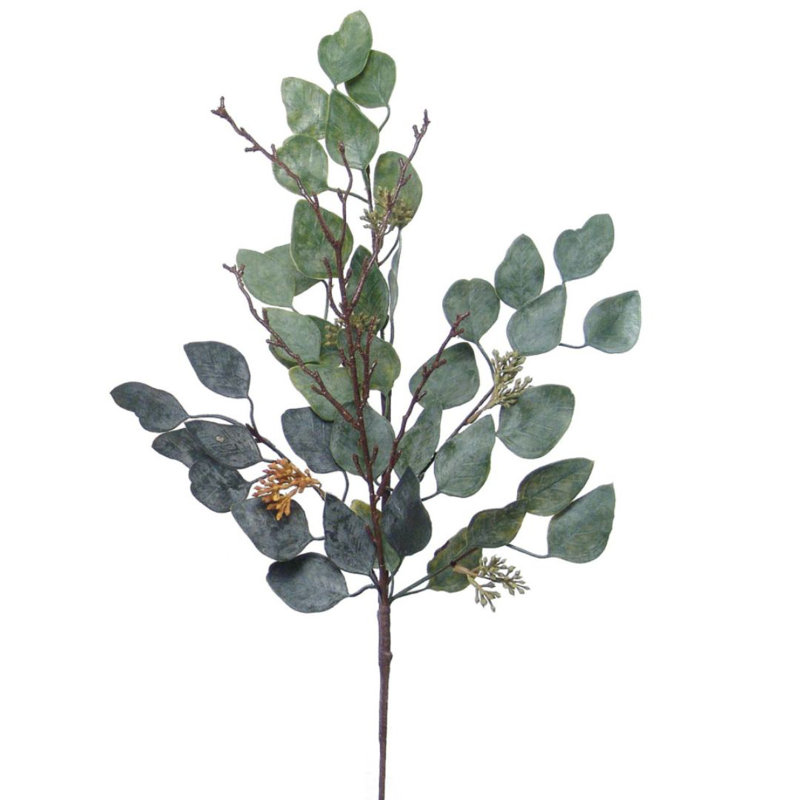 14'' Tall Faux Eucalyptus Branch