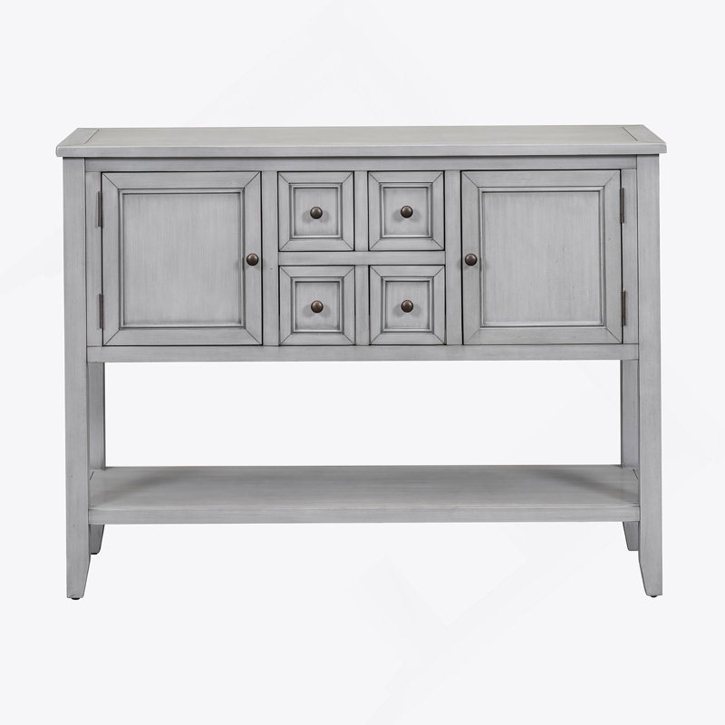 Buffet Cambridge Series Vintage Buffet avec tablette inférieure pour un rangement généreux et une décoration intérieure élégante