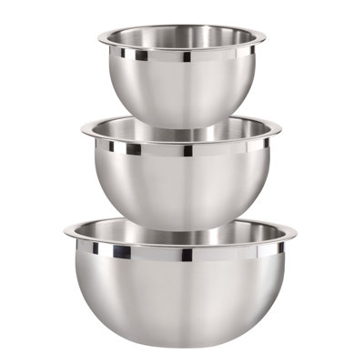 Ensemble de 3 bols en acier inoxydable - 7291,0, 7292,0, 7293,0