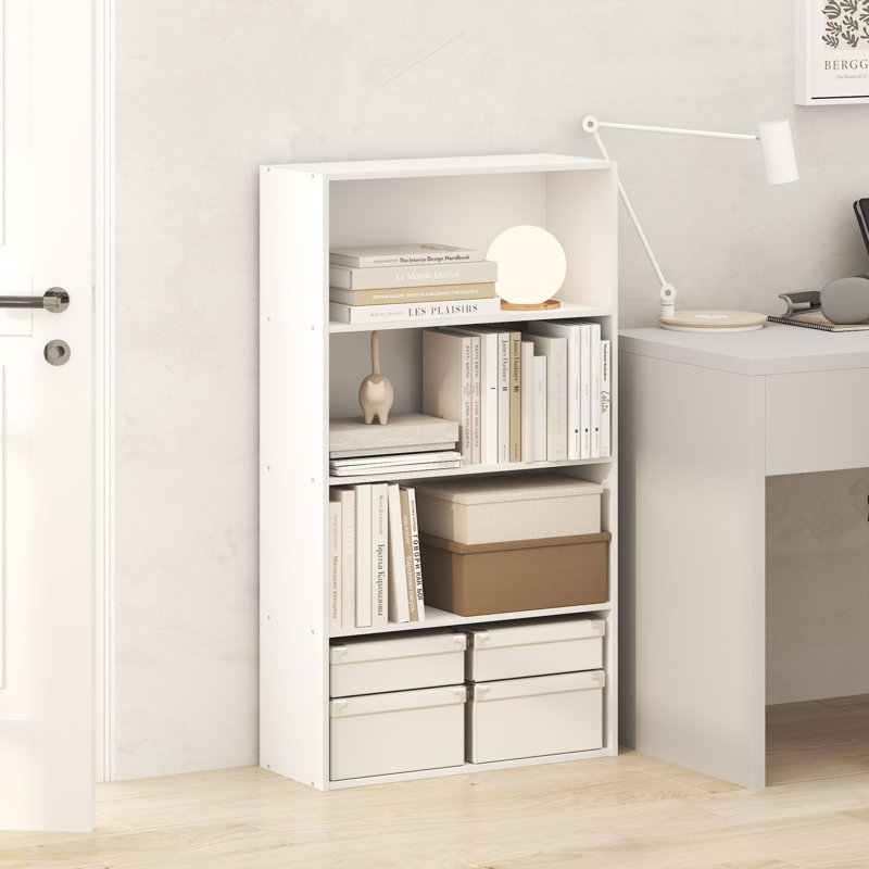 Tarak 59.94cm W Manufactured Wood Shelving Unit, White