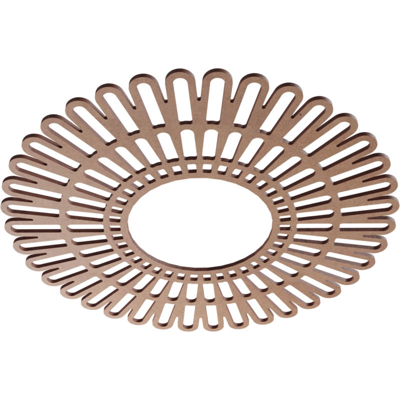 Médaillon de plafond ajouré en bois 20 po x P 7 po x P 7 po Cornellius, Bois (qualité peinture)